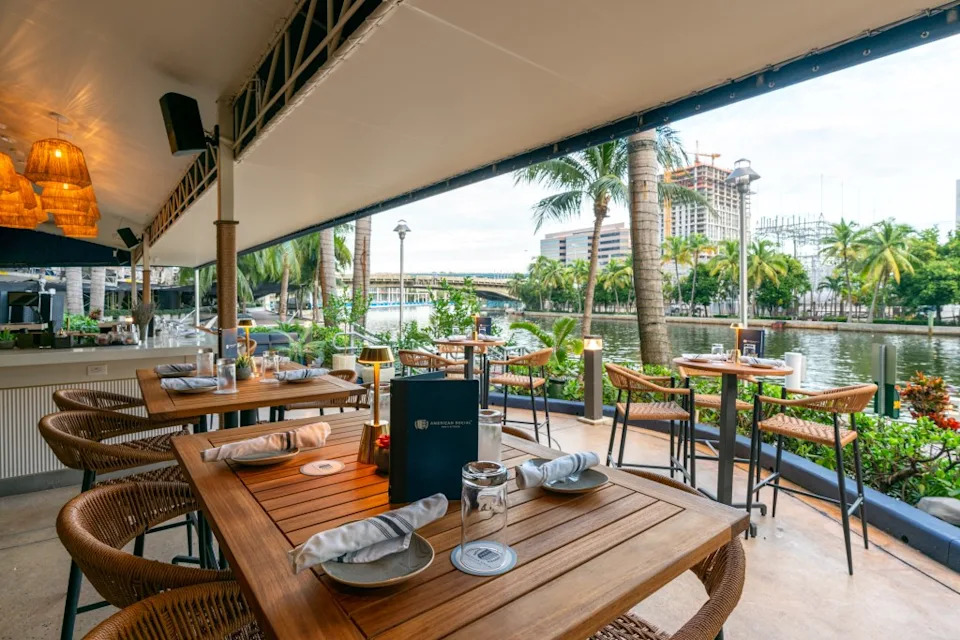 The Brickell venue (pictured) will also host a game-day soirée. American Social