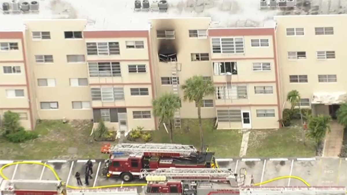 1 person critically injured in Lauderhill apartment fire – NBC 6 South Florida