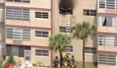 91-year-old woman dies after fire breaks out inside Lauderhill apartment building - WSVN 7News | Miami News, Weather, Sports