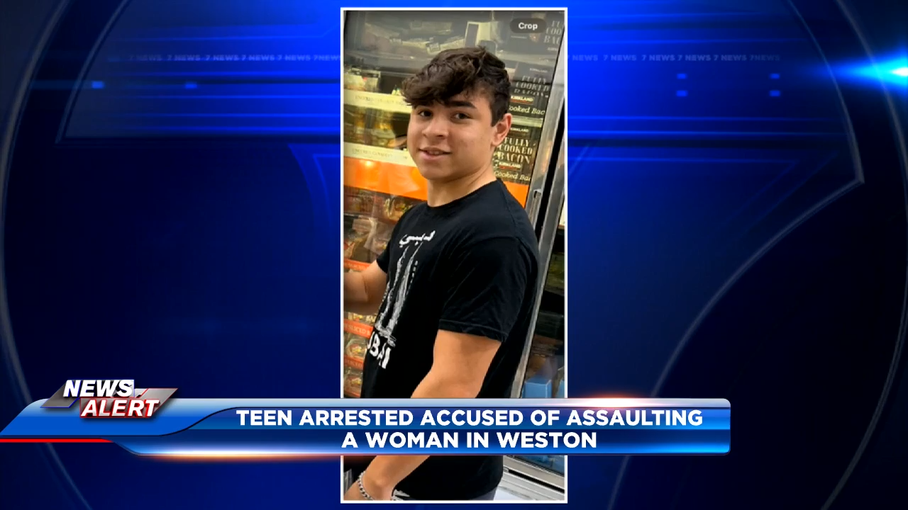 17-year-old arrested for exposing himself, attacking woman in Weston, police say - WSVN 7News | Miami News, Weather, Sports