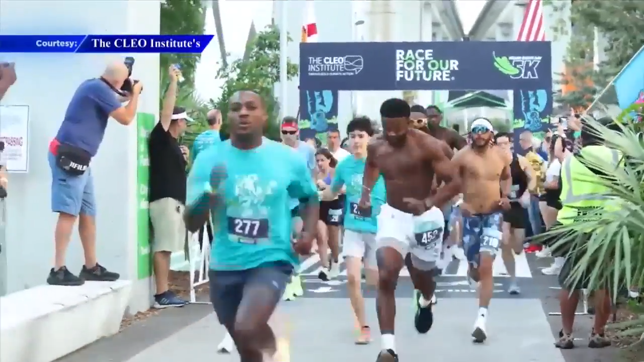 The CLEO Institute hosts 4th Annual ‘Race for Our Future’ in Brickell - WSVN 7News | Miami News, Weather, Sports