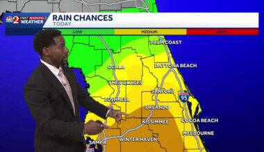 Central Florida faces high risk of rip currents, storms