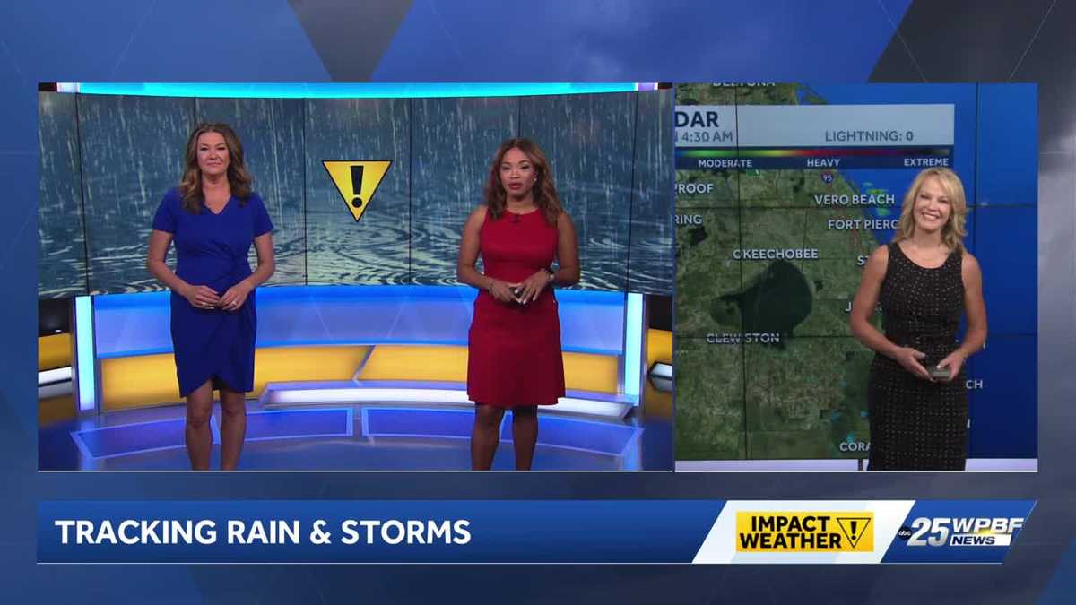 PM Impact Downpours Likely for South Florida Today