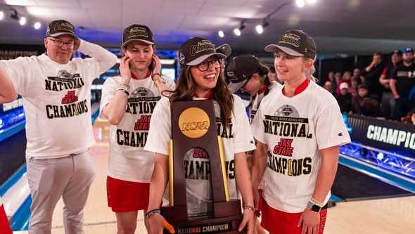 Jacksonville State wins its second NCAA bowling title in three years