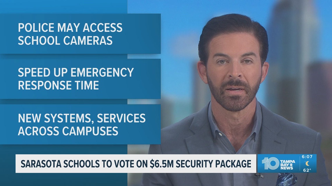 Sarasota Schools to vote on 6.5 million security package
