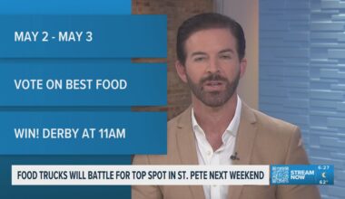 Food trucks will battle for the top spot in St. Petersburg next weekend