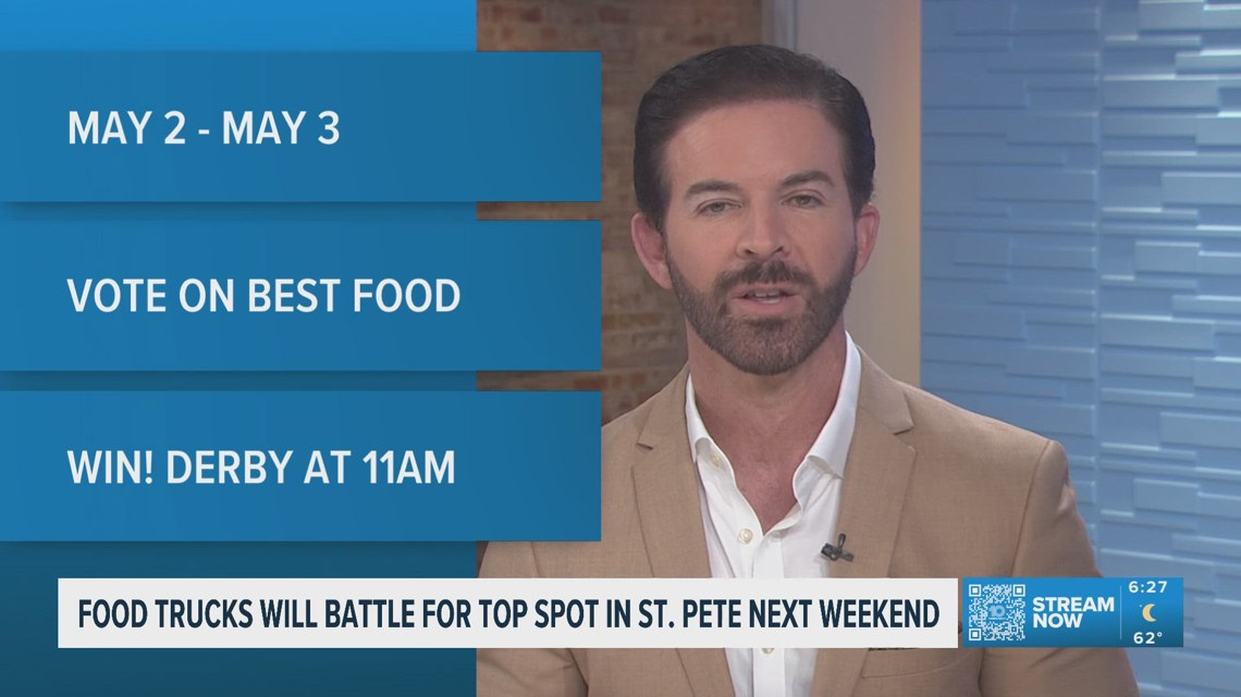 Food trucks will battle for the top spot in St. Petersburg next weekend