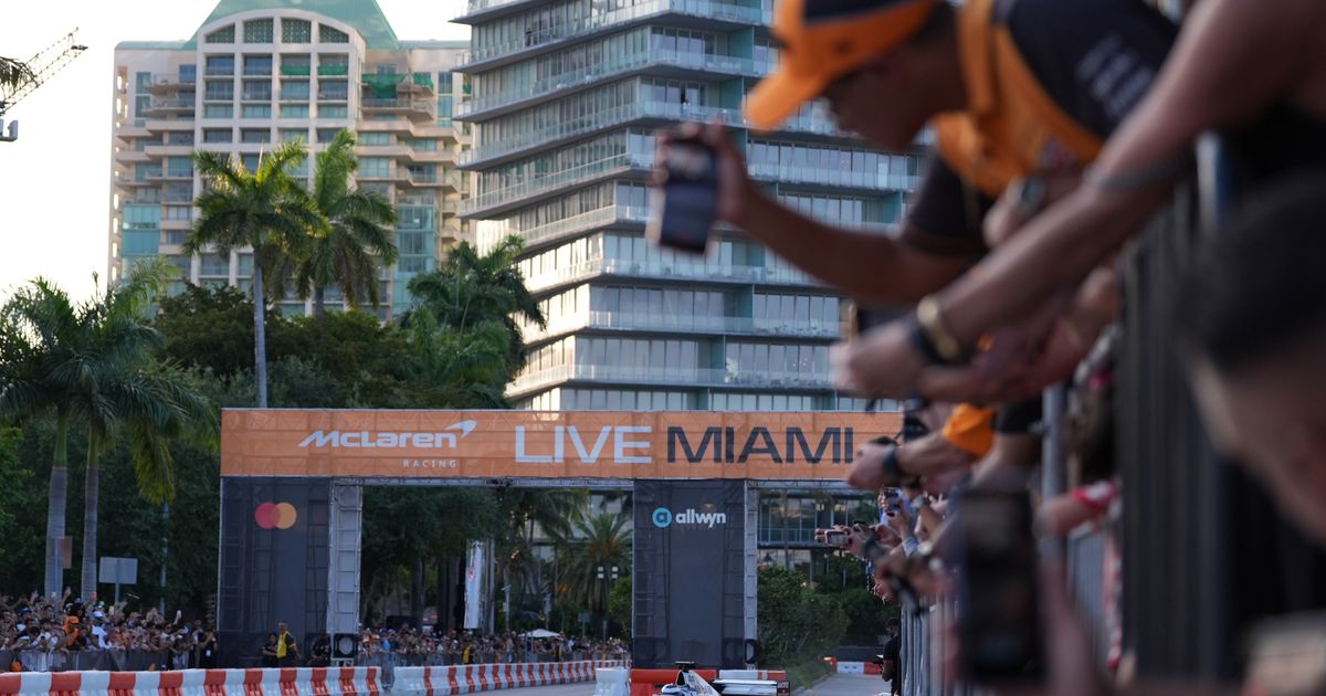 Apple TV is using Miami race weekend to showcase its 1st year carrying Formula 1 :: WRAL.com