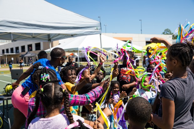 Free kites are available to the first 100 kids at the Orlando Kite Festival.