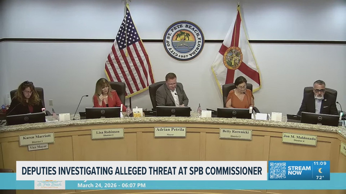 St. Pete Beach couple being investigated by deputies after alleged threat against commissioner