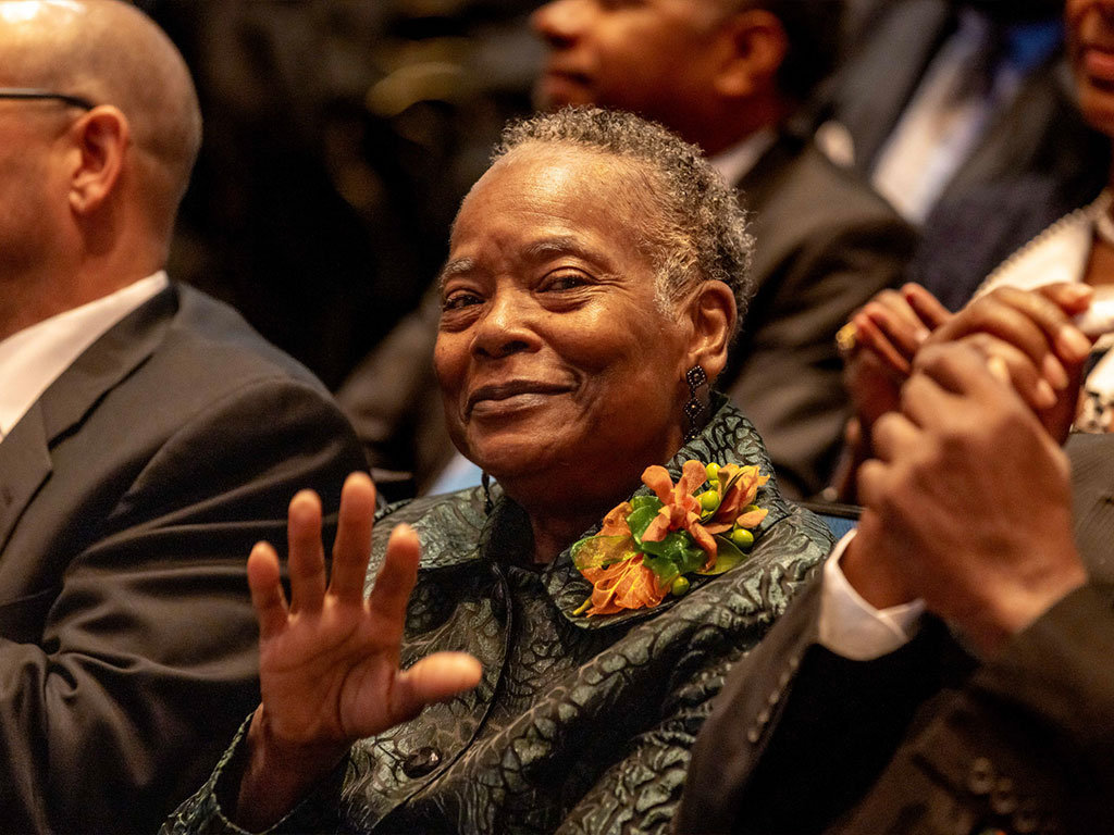 President Johnson's mother Annette Brown