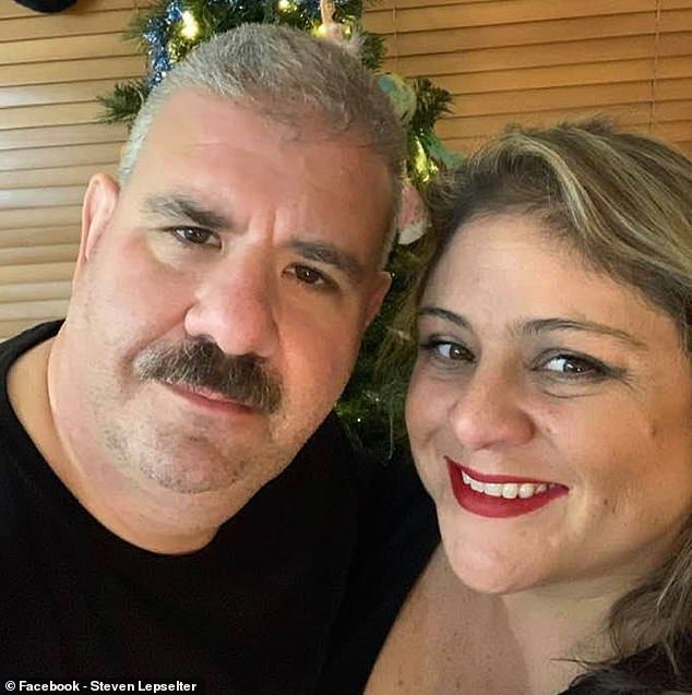 Lepselter leaves behind his wife (pictured together) and their two children