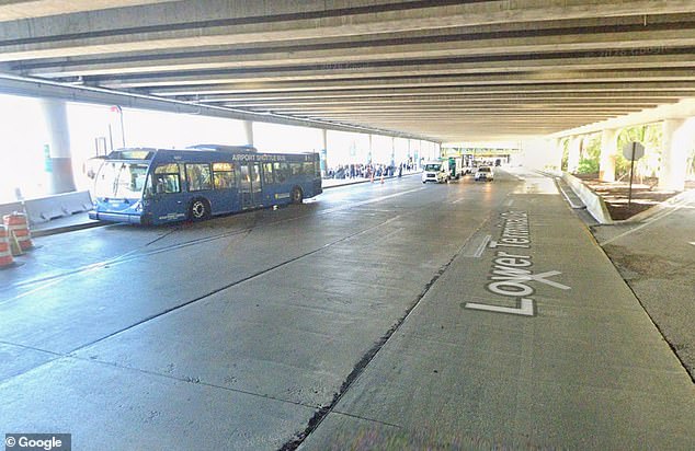 Deputies with the Broward County Sheriff's Office found Lepselter unresponsive on the ground around 7am on Sunday inside the Palm Garage, just outside the airport (pictured)