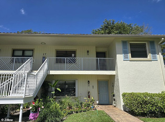 In the city of Boynton Beach, around 57 miles north of Miami, several properties within a golf course complex are currently listed at strikingly low prices. One condo (pictured), built in 1982 with two bedrooms and 1,712 sq ft of living space, is listed for just $6,000