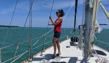 We pay $1,200 a month to live on a sailboat in the Florida Keys