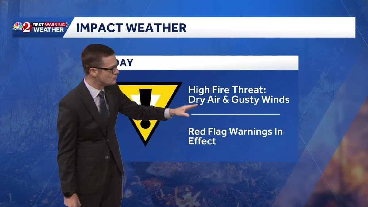 High fire threat across Central Florida