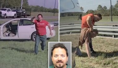 Good Samaritan beaten by man he stopped to help in Florida: video