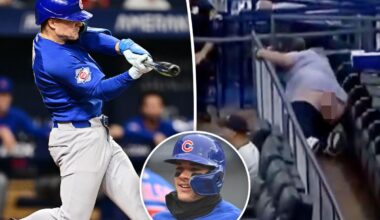 MLB fan accidentally moons crowd during Rays vs Cubs game