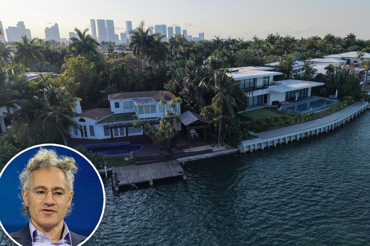 Palantir's Alex Karp is assembling a $75M compound in Miami Beach