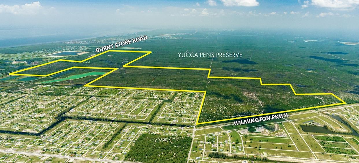 Aerial of Hudson Creek site purchased for $100 million in Cape Coral.