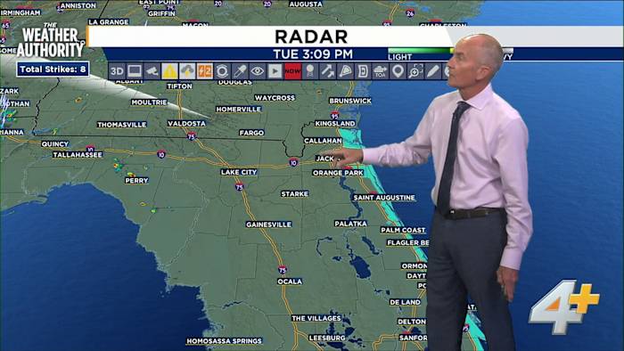 Limited showers today, but that might not be the case later this week