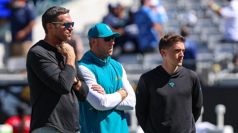 Jacksonville Jaguars Executive Vice President of Football Operations Tony Boselli,...