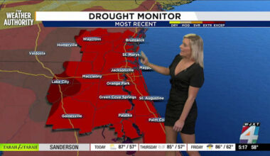 Jacksonville faces extreme drought, rising fire risk with minimal rain ahead this week