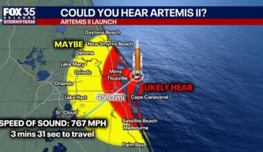 Artemis II: No sonic booms, but Florida Space Coast will hear rocket's roar at launch