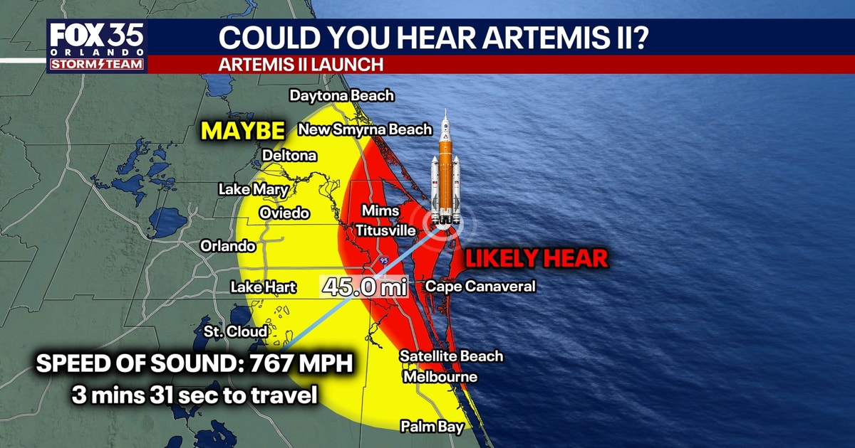 Artemis II: No sonic booms, but Florida Space Coast will hear rocket's roar at launch
