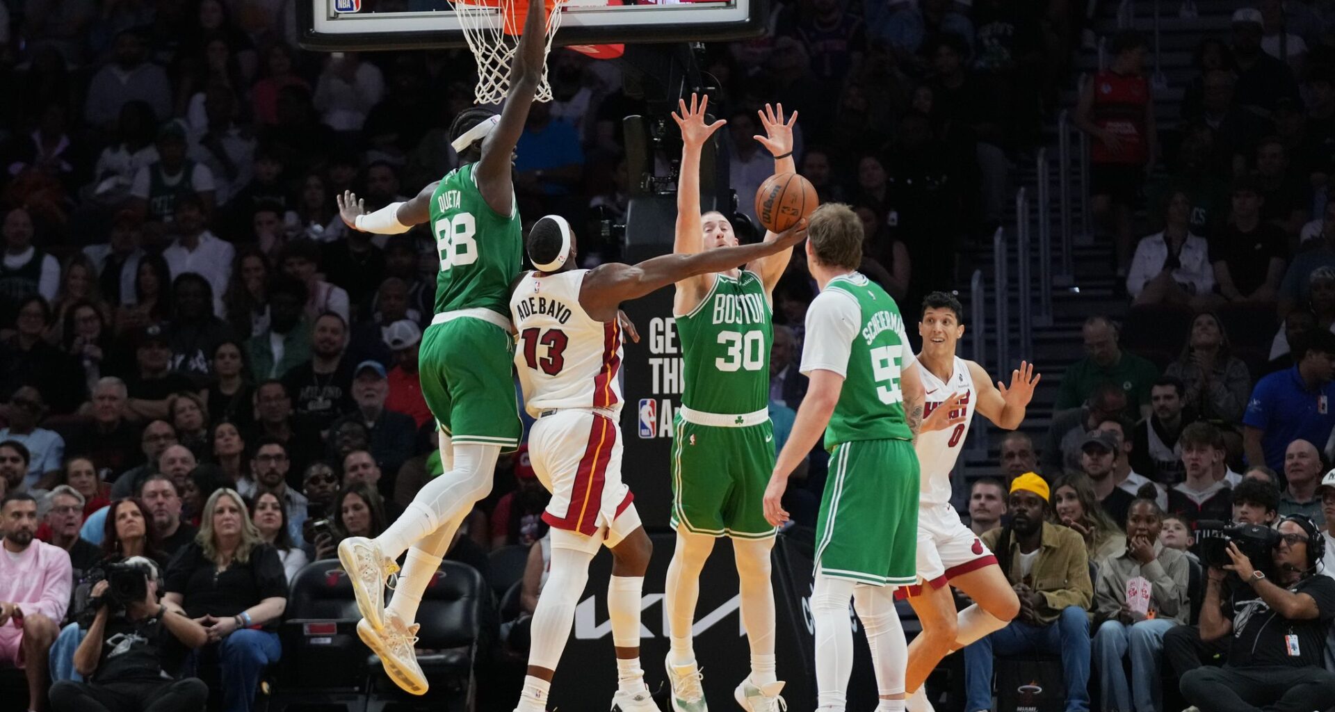 Brown scores 43, Tatum has triple-double and Celtics run away from Heat, 147-129