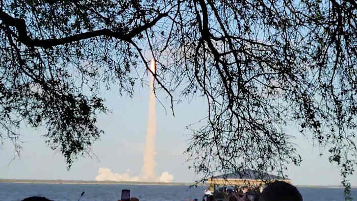 Crowds pack Space View Park for Artemis launch, spectators call moment ‘surreal’