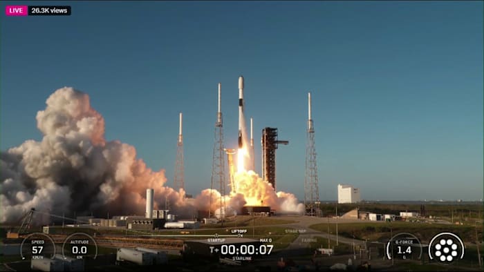 SpaceX launches 29 Starlink satellites from Florida
