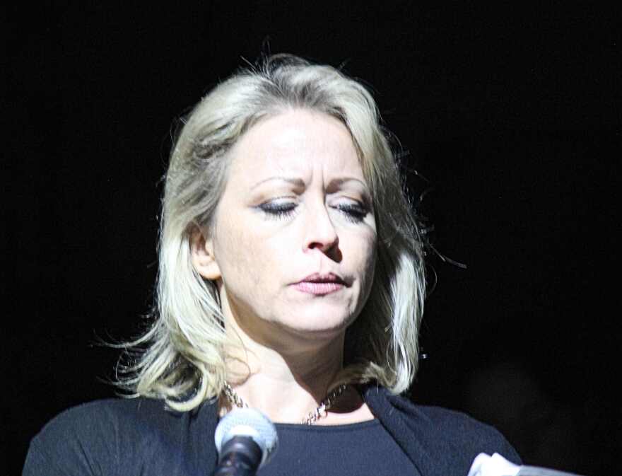 Shelley Sanders in the titular role in 'Julius Caesar' said Shakespeare remains relevant to modern audiences because of his keen insight into human nature and interpersonal relationships.