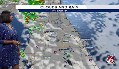 Toasty Easter weekend ahead for Central Florida as rain chances rise. Here’s when