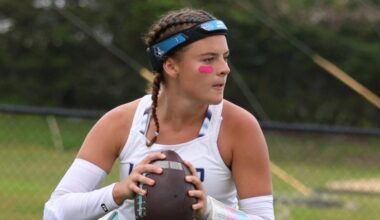 No. 2 Flag Football Wins Seventh Straight over No. 5 STU, 40-2