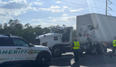 Winter Park man dies after truck collides with semi hauling logs, officials say