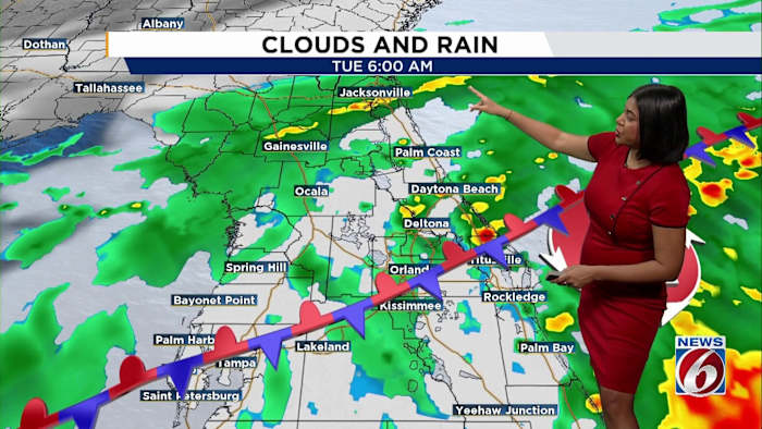 Heavy rain expected early this week across Central Florida. Here’s the timing: