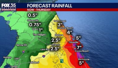 Orlando weather: Heavy rain expected for Central Florida. Timeline, how much rainfall