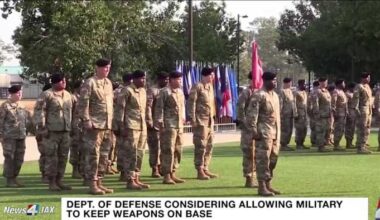 NAS Jacksonville, Fort Stewart among bases that could see new firearms policy