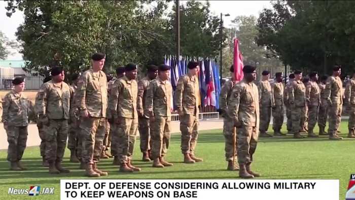 NAS Jacksonville, Fort Stewart among bases that could see new firearms policy