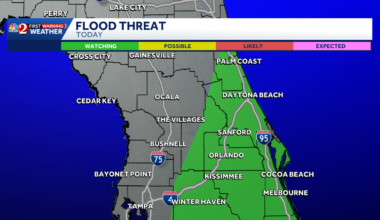 Inches of rain possible in Central Florida this week