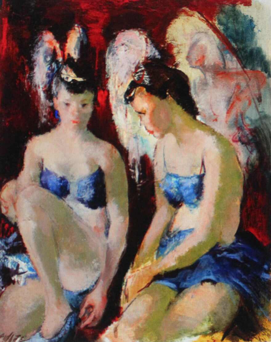 'Show Time' by Eugene White is part of 'Centennial Spotlight: Painting the Big Top' exhibition.
