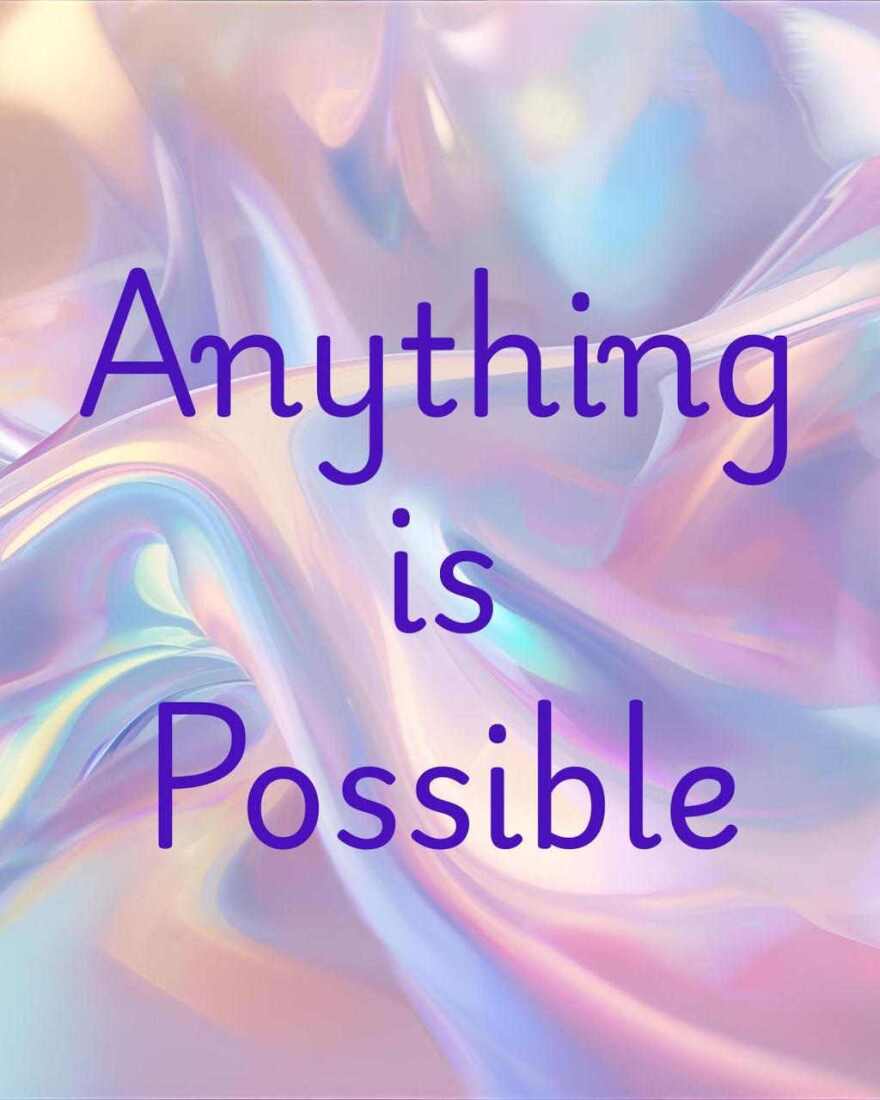 Visual Arts Center Graphic for 'Anything Is Possible'