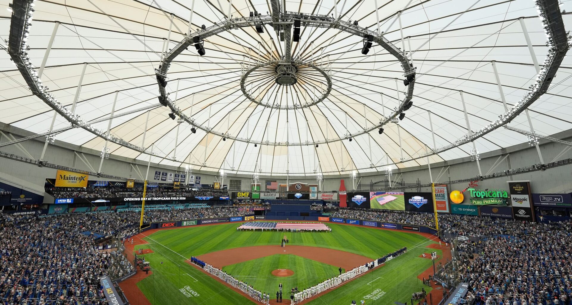 Mullins, Aranda and Caminero homer to lead Rays over Cubs 6-4 in return to Tropicana Field