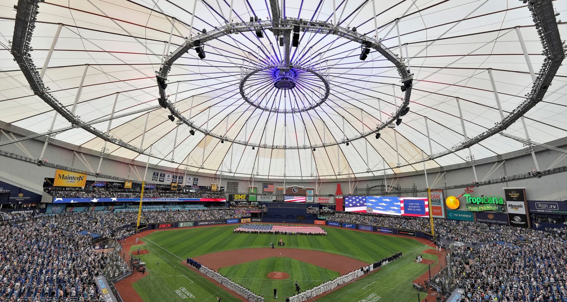Rays are victorious in return to Tropicana Field after Hurricane Milton tore off the roof in 2024