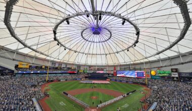 Rays are victorious in return to Tropicana Field after Hurricane Milton tore off the roof in 2024