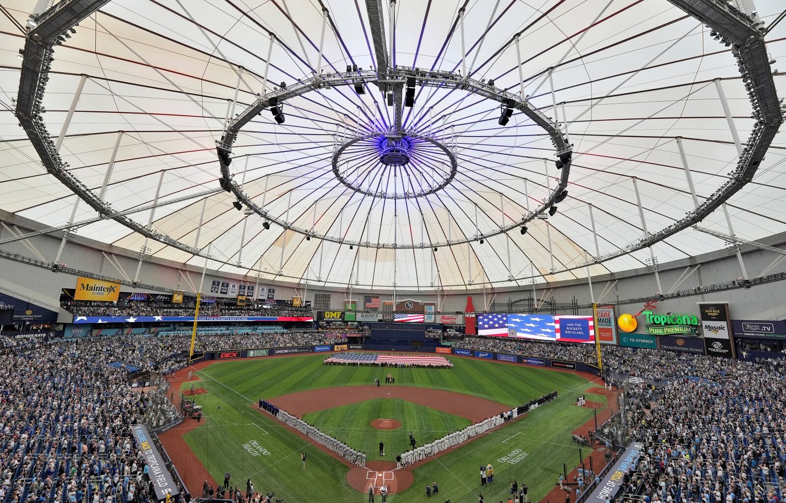 Rays are victorious in return to Tropicana Field after Hurricane Milton tore off the roof in 2024 – Winnipeg Free Press