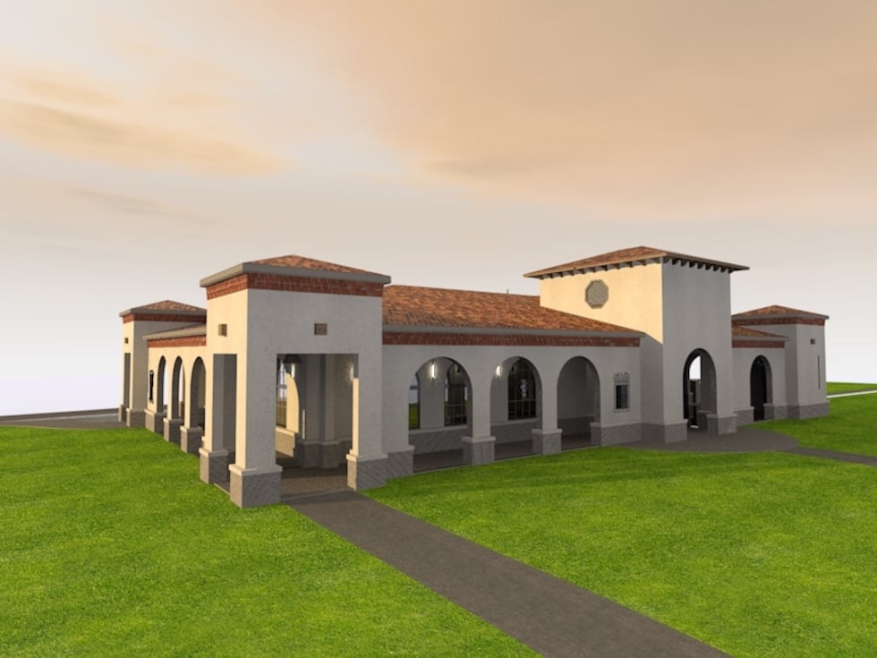 Renderings of the new Wakulla Springs State Park visitor center. 