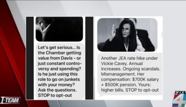 Anonymous text campaign targets Jacksonville civic leader, echoing attacks on JEA CEO