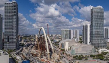 2026 updates for downtown Miami new bridge project at I-395